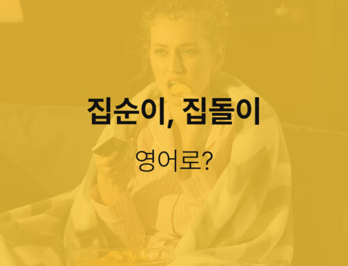 [Matzip English] 맛집영어 오늘의 맛있는 영어표현 : 집순이를 영어로?